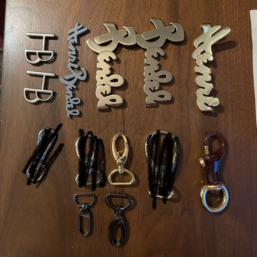 Lot of Henri Bendel hardware - rare and discontinued